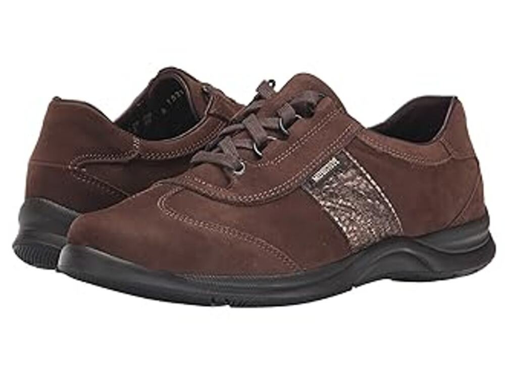 Mephisto Women's Laser Dark Brown Nubuck Walking Shoes Sneakers Comfort Size 9.5